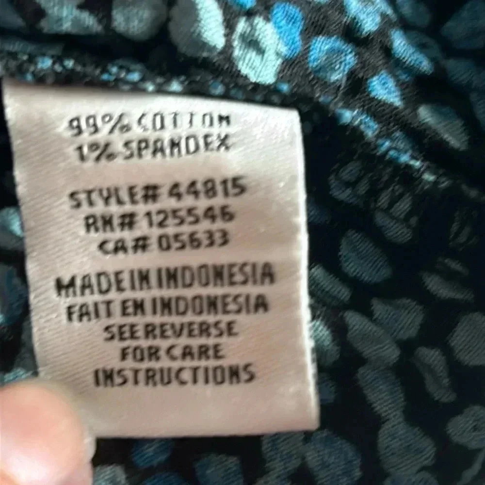 Habitat top,women NEW! M& L,Grotto,44815,Turquoise boxy,oversize,multimedia - Picture 8 of 16